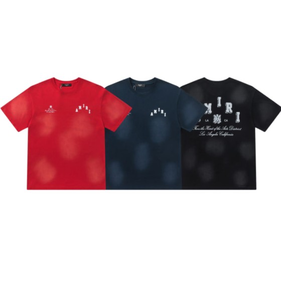 AMIRI Gradient Washed Serif Logo T-Shirt